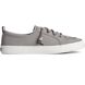 Crest Vibe Washable Leather Sneaker, Grey, dynamic 1