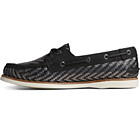 Authentic Original™ Woven Boat Shoe, Black, dynamic 4