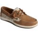 Songfish Leather Striped Boat Shoe, Tan, dynamic 2
