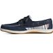 Songfish Leather Striped Boat Shoe, Navy, dynamic 4