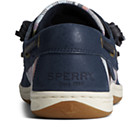 Songfish Leather Striped Boat Shoe, Navy, dynamic 3