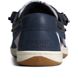 Songfish Leather Striped Boat Shoe, Navy, dynamic 3