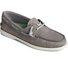 Authentic Original™ Leather Beaded Boat Shoe, Grey, dynamic 2