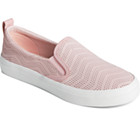 Crest Twin Gore Perforated  Leather Slip On Sneaker, Blush, dynamic 2