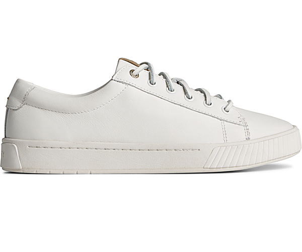 Anchor Leather Sneaker, White, dynamic