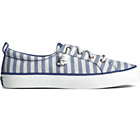 SeaCycled™ Crest Vibe Striped Textile Sneaker, Navy, dynamic 1