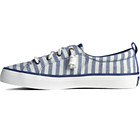 SeaCycled™ Crest Vibe Striped Textile Sneaker, Navy, dynamic 4