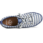 SeaCycled™ Crest Vibe Striped Textile Sneaker, Navy, dynamic 5