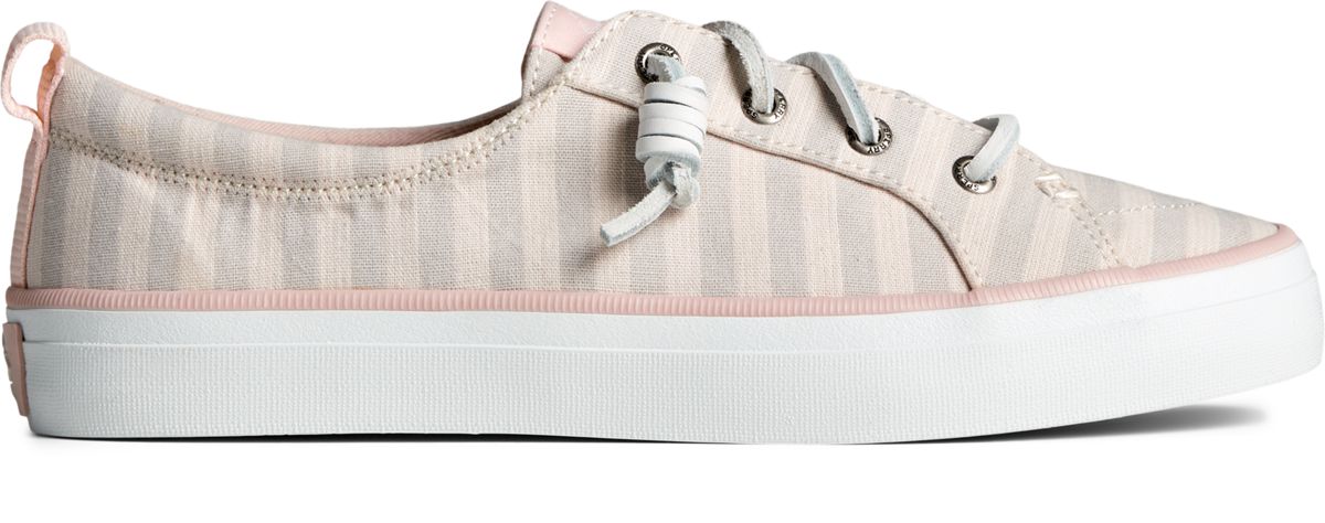 Women's SeaCycled™ Crest Vibe Striped Textile Sneaker - Sneakers | Sperry