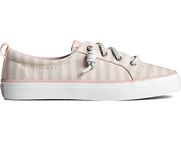 SeaCycled™ Crest Vibe Striped Textile Sneaker, Grey, dynamic