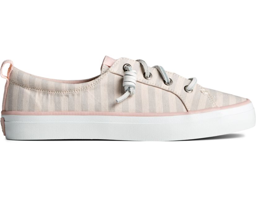 SeaCycled™ Crest Vibe Striped Textile Sneaker, Grey, dynamic 1