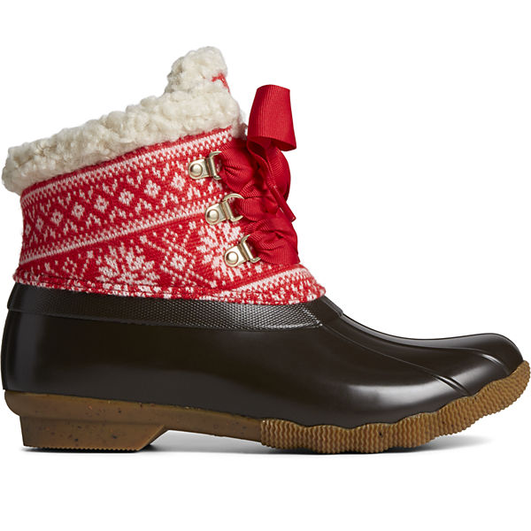 Saltwater Alpine Hot Cocoa Duck Boot, Brown, dynamic