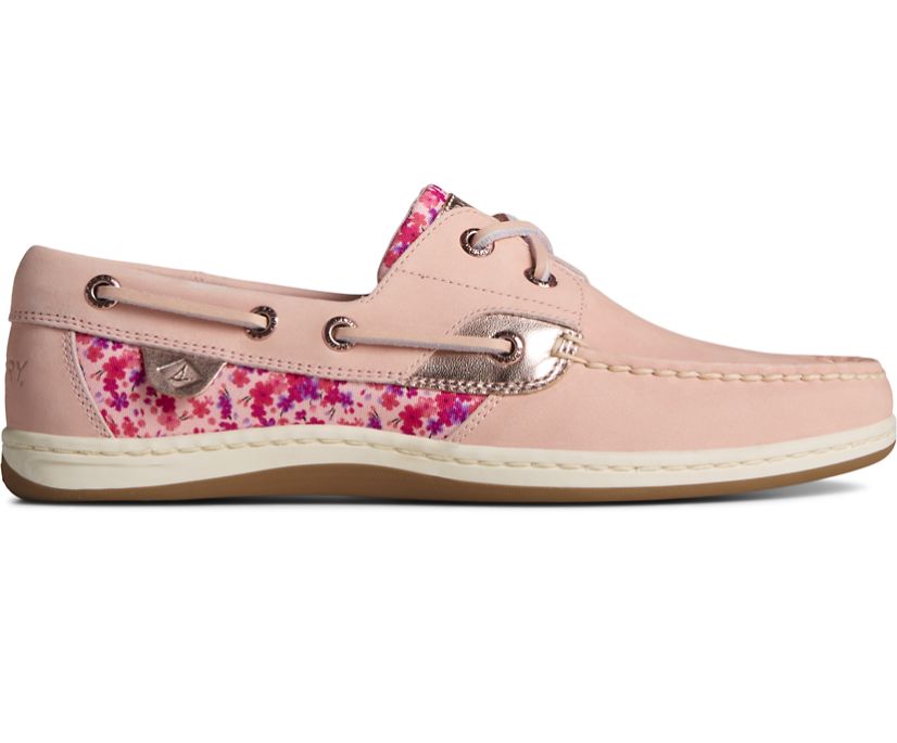 Koifish Floral Boat Shoe, Blush, dynamic 1