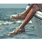 Sperry x Malbon Authentic Original  3-Eye Hemp Boat Shoe, Hemp Tan, dynamic 2