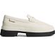 Platform Leather Loafer, White, dynamic 1