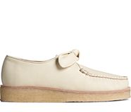 Captain's Crepe Bow Oxford, Ivory, dynamic