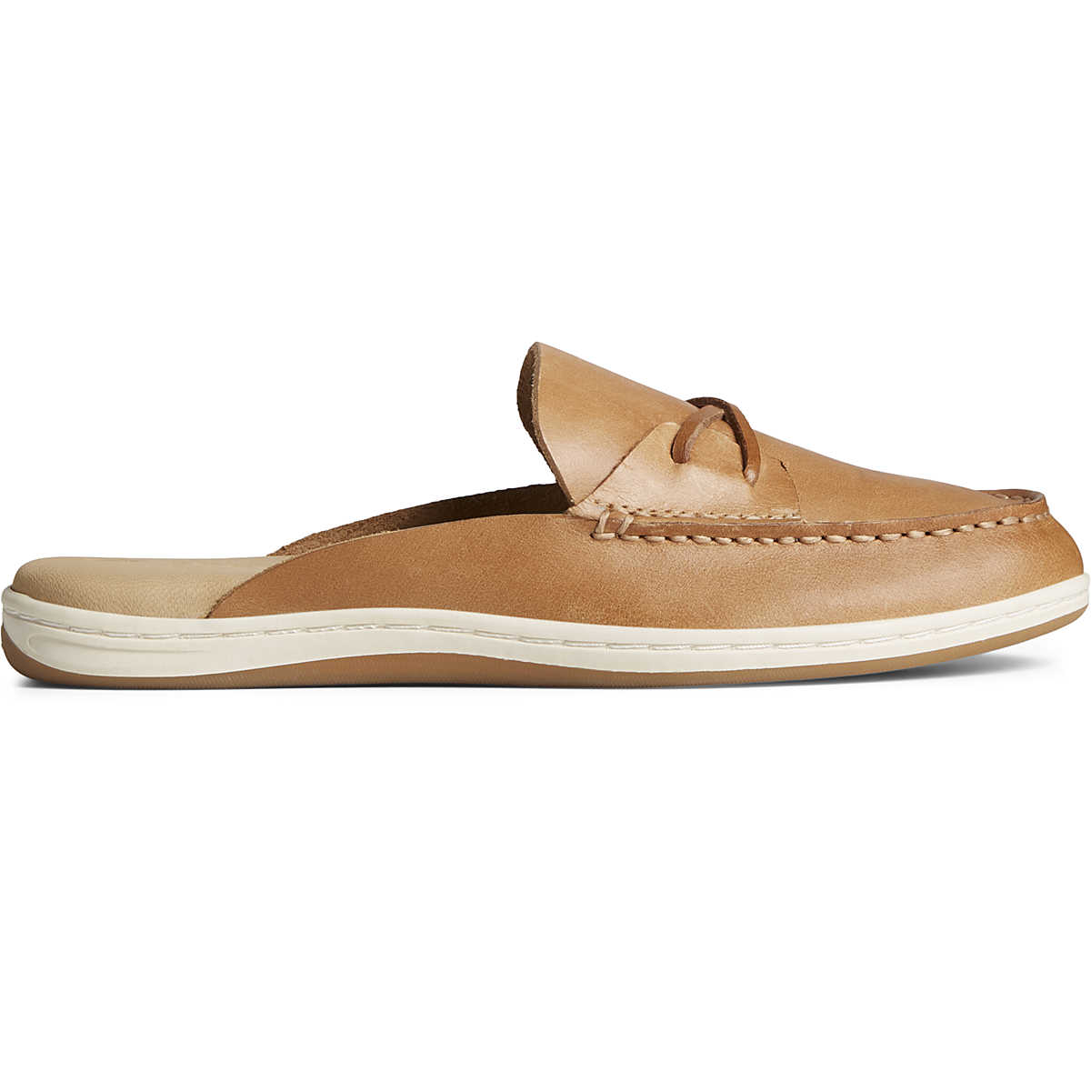 Mulefish Leather Boat Shoe, Tan, dynamic 1