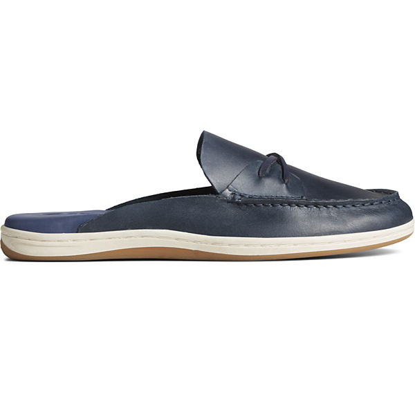 Mulefish Leather Boat Shoe, Navy, dynamic