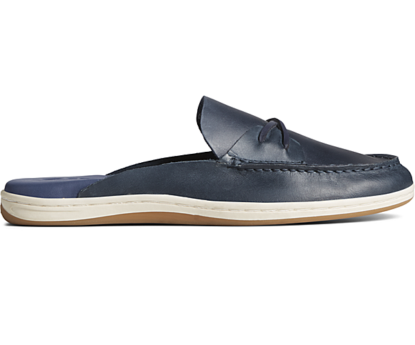 Mulfish Leather Boat Shoe, Navy, dynamic