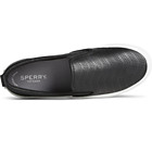 Crest Twin Gore Perforated  Leather Slip On Sneaker, Black, dynamic 6