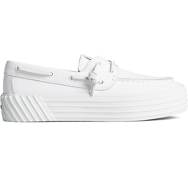 Bahama 2.0 Leather Platform Sneaker, White, dynamic