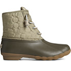 Saltwater™ Circle Nylon Duck Boot, Olive, dynamic 1