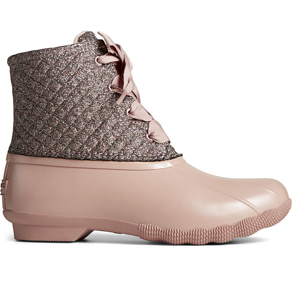 Saltwater™ Sequin Duck Boot, Rose, dynamic