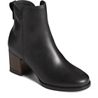 Seaport Heel Waterproof Leather Boot, Black, dynamic 2