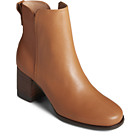 Seaport Heel Waterproof Leather Boot, Tan, dynamic 2