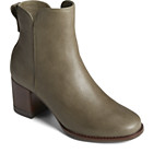 Seaport Heel Waterproof Leather Boot, Olive, dynamic 2