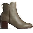 Seaport Heel Waterproof Leather Boot, Olive, dynamic 1