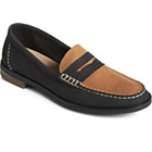 Seaport Two-Tone Penny Loafer, Black/Tan, dynamic 2