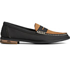 Seaport Two-Tone Penny Loafer, Black/Tan, dynamic 1