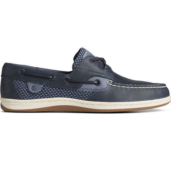 Koifish Two-Tone Boat Shoe, Navy, dynamic