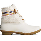 Saltwater™ Rainbow Sherpa Duck Boot, Ivory, dynamic 1