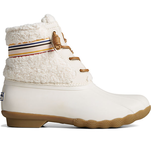 Saltwater™ Rainbow Sherpa Duck Boot, Ivory, dynamic
