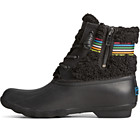 Saltwater™ Rainbow Sherpa Duck Boot, Black, dynamic 4