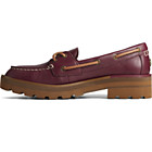Chunky Leather Boat Shoe, Cordovan, dynamic 5