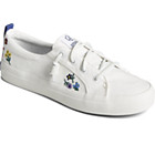 Crest Vibe Floral Sneaker, White, dynamic 2