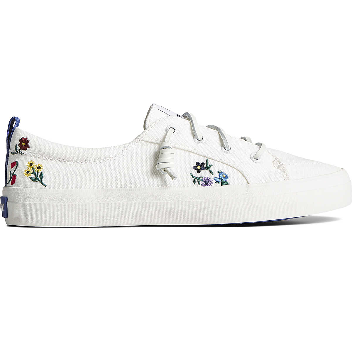 Crest Vibe Floral Sneaker, White, dynamic 1
