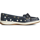 Angelfish Floral Boat Shoe, Navy, dynamic 1