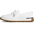 Augusta Boat Shoe, White, dynamic 4