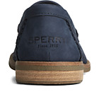 Seaport Perforated Penny Loafer, Navy, dynamic 3