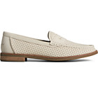Seaport Perforated Penny Loafer, Ivory, dynamic 1