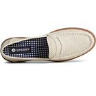 Seaport Perforated Penny Loafer, Ivory, dynamic 5