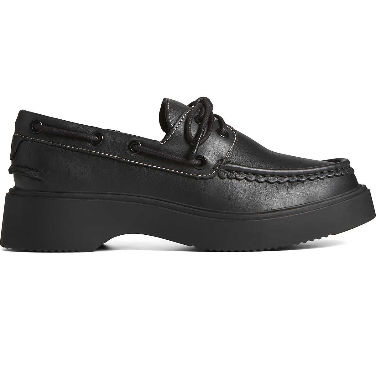 Bayside Boat Shoe, Black, dynamic 1
