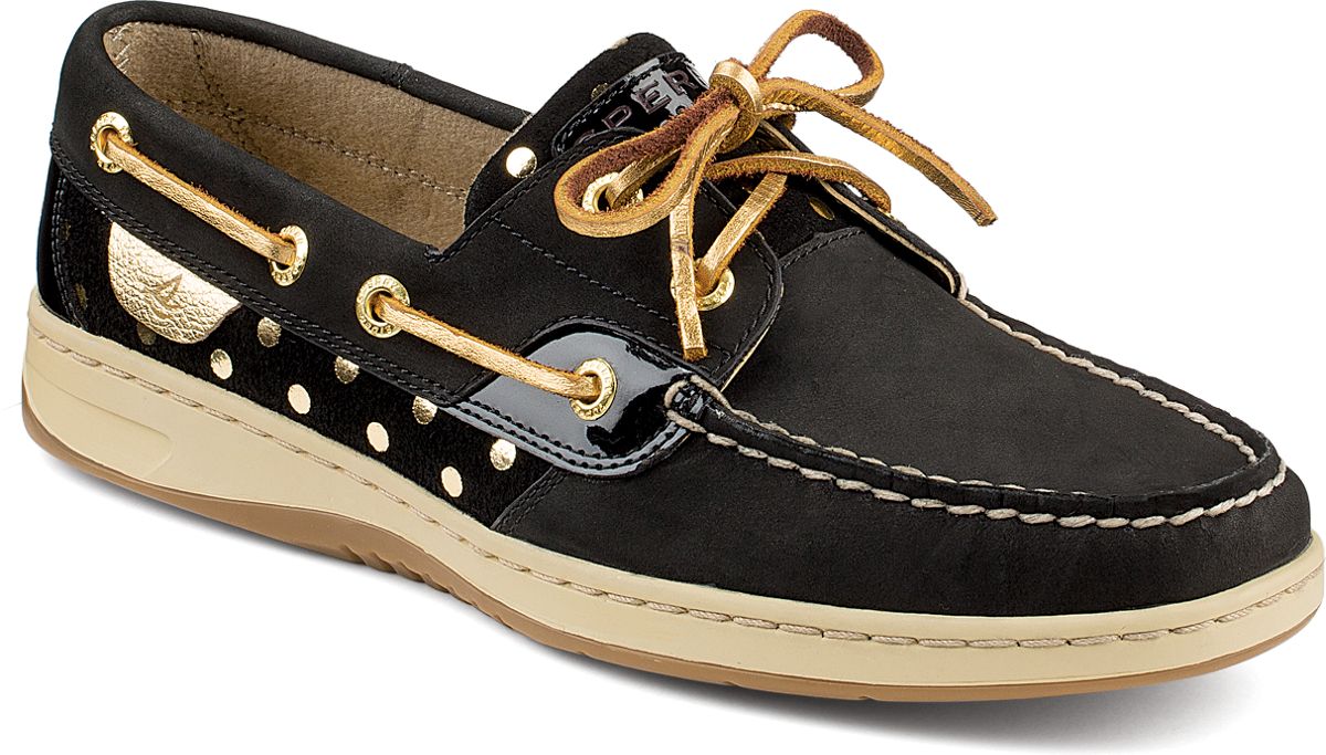 sperry rose gold boat shoes