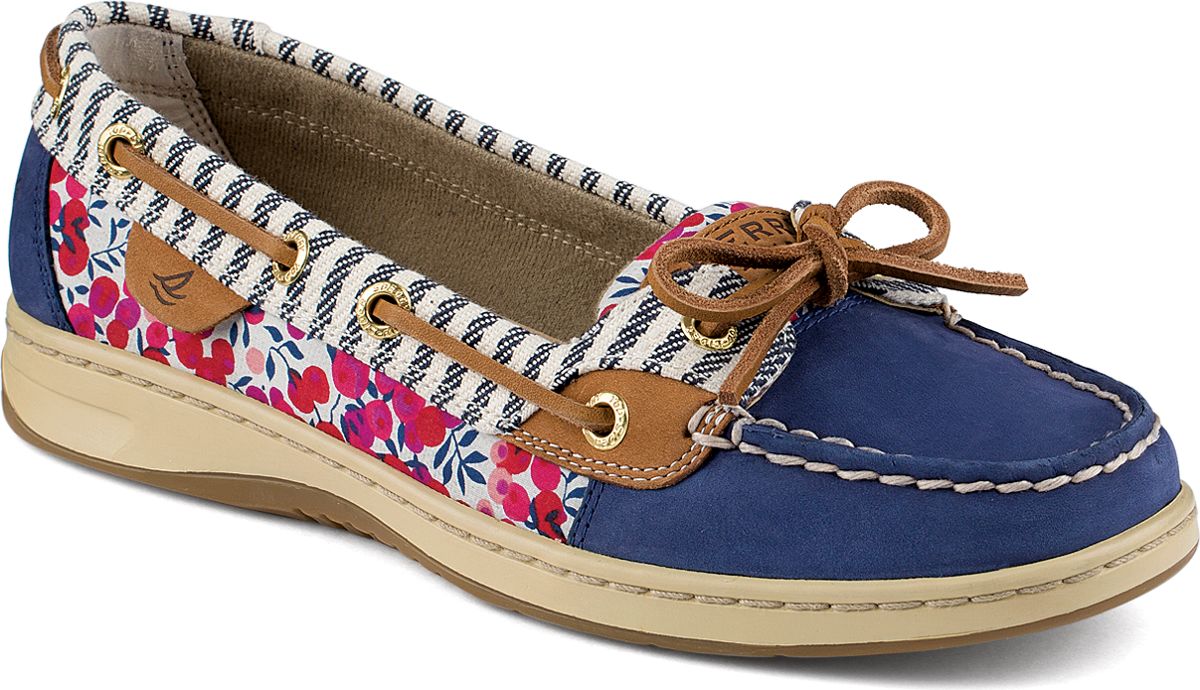 Women's Angelfish Liberty Floral Print Slip-On Boat Shoe - Sperry