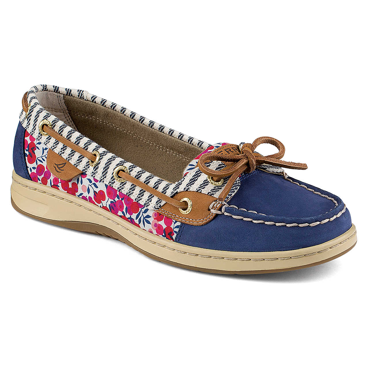 Women's Angelfish Liberty Floral Print Slip-On Boat Shoe - Sperry