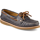 Gold Cup Authentic Original Croc Embossed 2-Eye Boat Shoe, , dynamic 1